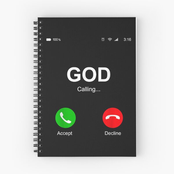 Item preview, God Calling Funny God Phone Christian Church Mens Women Kids designed and sold by FrankIsabel.