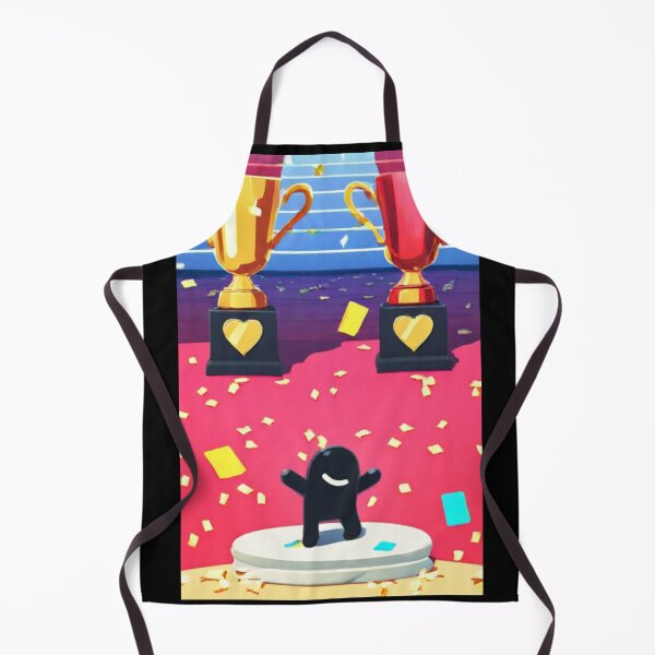Item preview, Video Game - Minimalist Character, Festive Celebration on Colorful Podium designed and sold by Zone--Gaming.