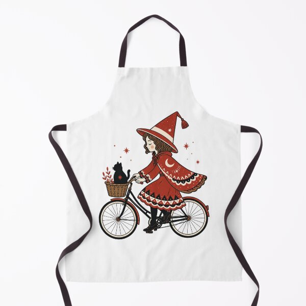 Item preview, Witch-Girl Cyclist designed and sold by AtlantiqArt.