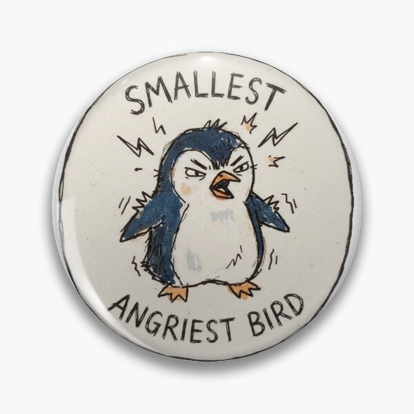 Item preview, Smallest Angriest Bird Fairy Penguin Funny Little Penguin Watercolor designed and sold by Yellowriversss.