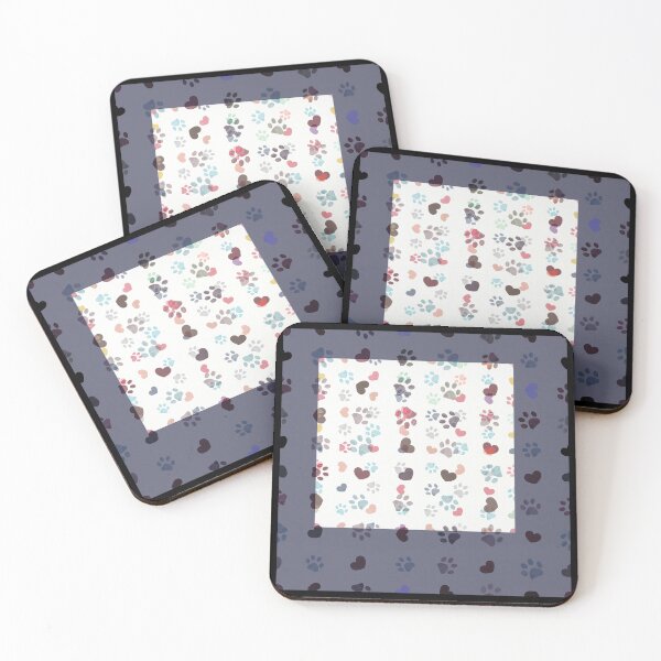 Item preview, Colorful paw print pattern designed and sold by GiaoCalonas.