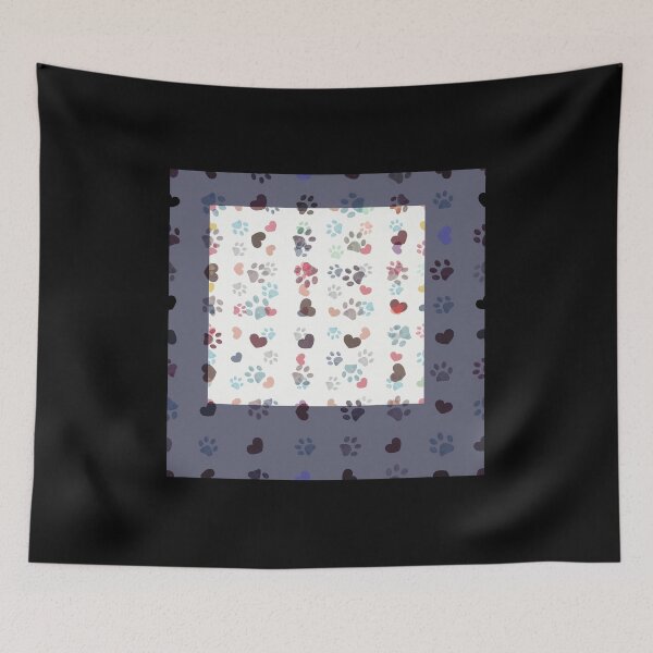 Item preview, Colorful paw print pattern designed and sold by GiaoCalonas.
