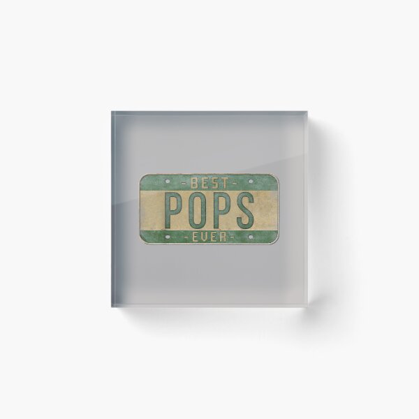Item preview, Best Pops Ever Vintage Car Plate Father's Day Grandpa designed and sold by mjohnson9.
