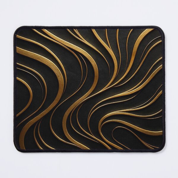 Item preview, Golden Organic Wave designed and sold by Ingorgia Studio.