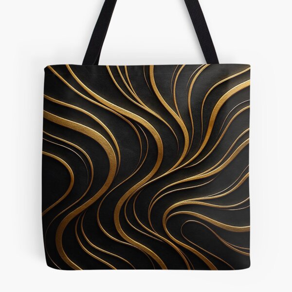 Item preview, Golden Organic Wave designed and sold by Ingorgia Studio.