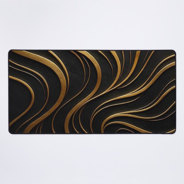 Item preview, Golden Organic Wave designed and sold by Ingorgia Studio.
