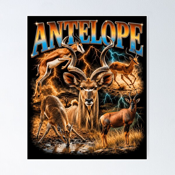 Item preview, Antílope de la sabana africana designed and sold by OceanBandwear.