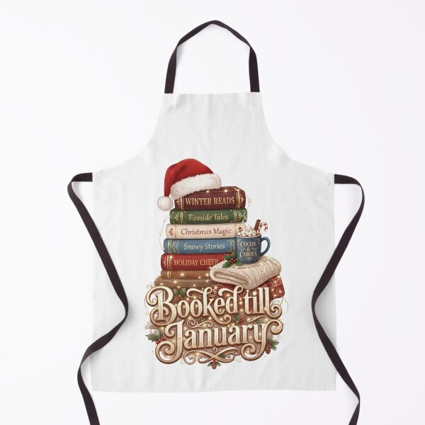 Artikelvorschau, Booked till January Christmas Reading entworfen und verkauft von DesignsCreative.