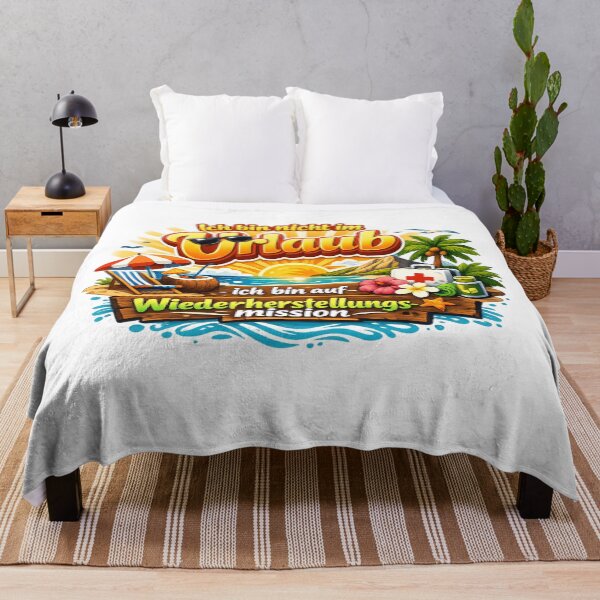 Item preview, Not on vacation – on a recovery mission! The cool summer design for all relaxation pros. designed and sold by CoolContent Factory.