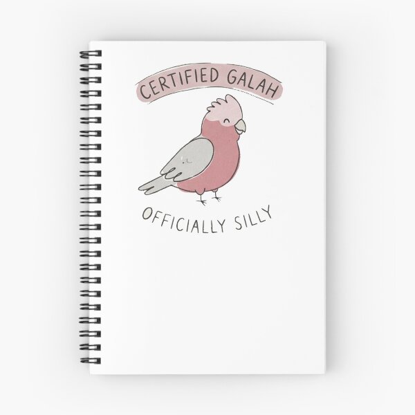 Item preview, Certified Galah Funny Officially Silly Australian Bird Slang Watercolor designed and sold by Yellowriversss.