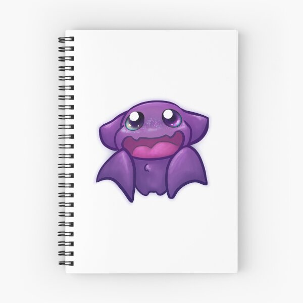 Item preview, Happy Excited Purple Bat Cartoon designed and sold by lilLilaBat.