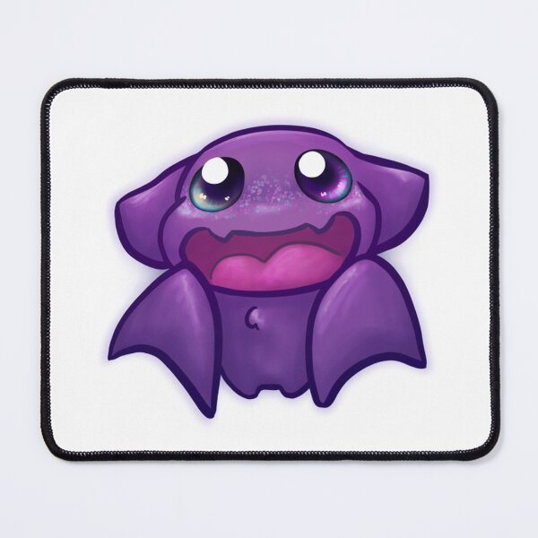 Item preview, Happy Excited Purple Bat Cartoon designed and sold by lilLilaBat.