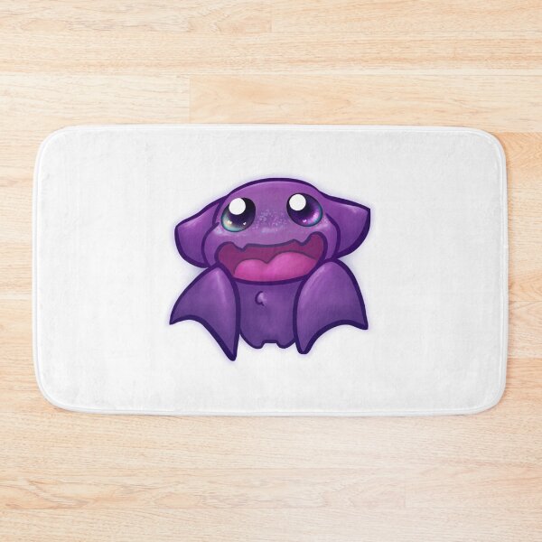 Item preview, Happy Excited Purple Bat Cartoon designed and sold by lilLilaBat.