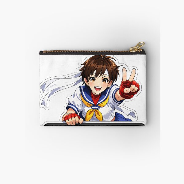 Item preview, Sakura Kasugano Street Fighter Peeker designed and sold by StickerPeekers.