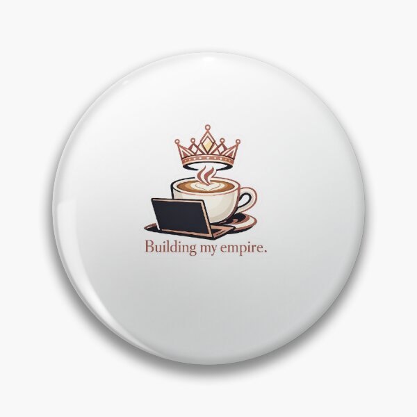 Item preview, Building My Empire - CEO Mindset & Boss Babe Aesthetic Sticker designed and sold by Saniyamirza07.