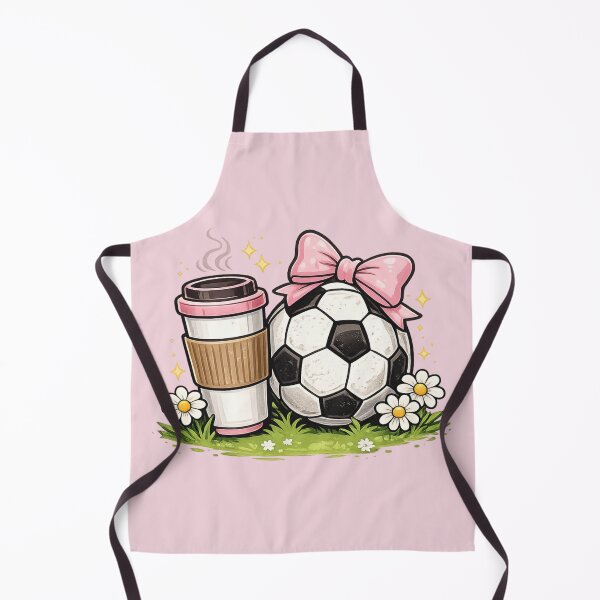 Item preview, Soccer Mom Coffee Gift Cute Pink Bow Art designed and sold by Corvoria.