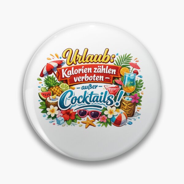 Item preview, Vacation: Enjoyment, no counting calories – except for cocktails! The summer design for indulgent vacationers. designed and sold by CoolContent Factory.