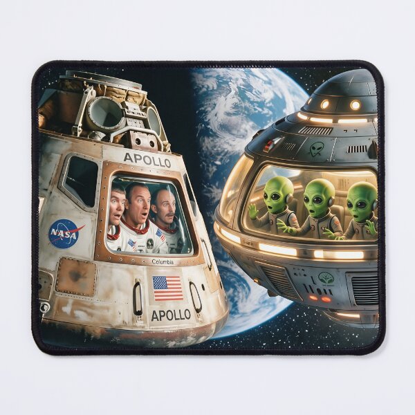 Item preview, NASA crew meet Martians designed and sold by WiseBow.