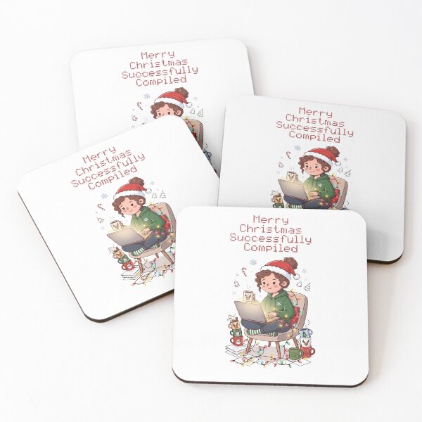 Item preview, Merry Christmas Successfully Compiled Programmer designed and sold by DesignsCreative.