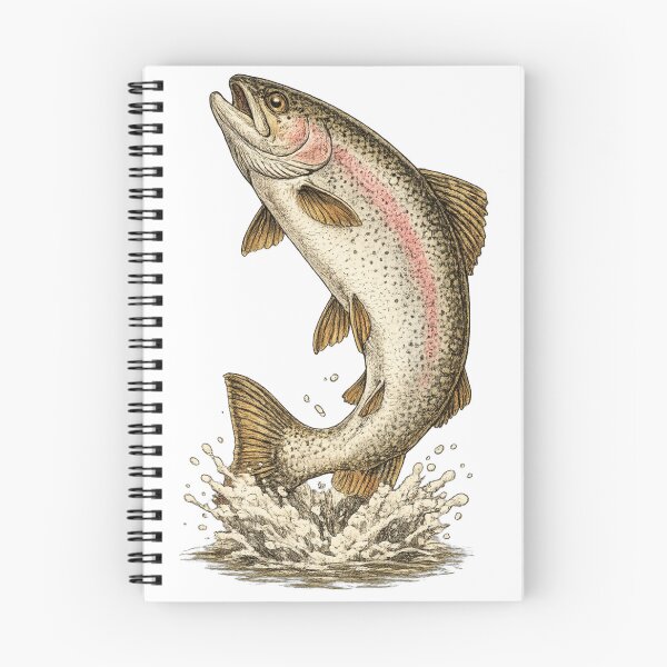 Item preview, Rainbow Trout Upstream Power designed and sold by KrungiT Design .