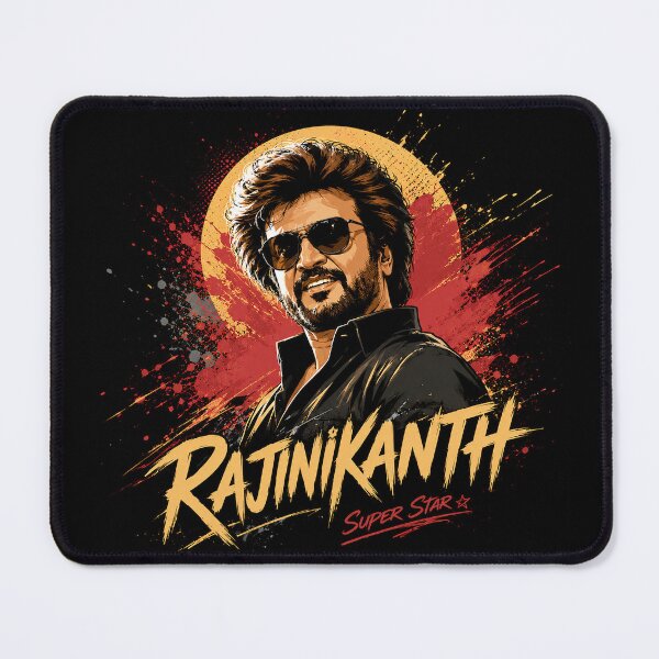 Item preview, Rajinikanth Retro Superstar Portrait designed and sold by Abidel.