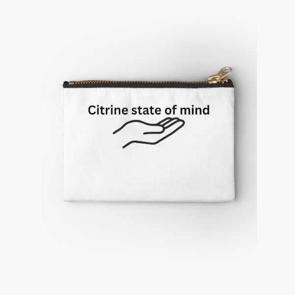 Item preview, Citrine State Of Mind Minimalist Typography designed and sold by Milkydreamrose.