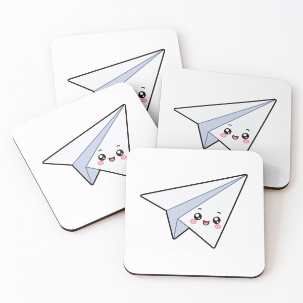Item preview, Cute Kawaii Paper Airplane Flying Travel Illustration designed and sold by Seculinator.