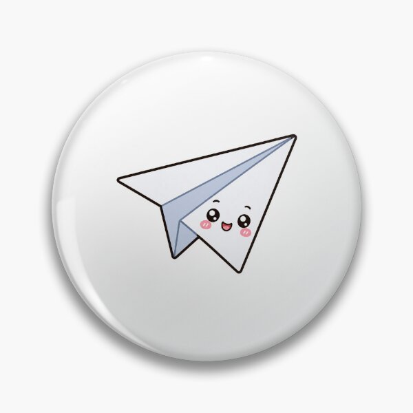 Item preview, Cute Kawaii Paper Airplane Flying Travel Illustration designed and sold by Seculinator.