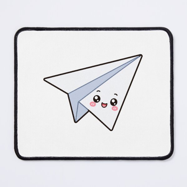 Item preview, Cute Kawaii Paper Airplane Flying Travel Illustration designed and sold by Seculinator.