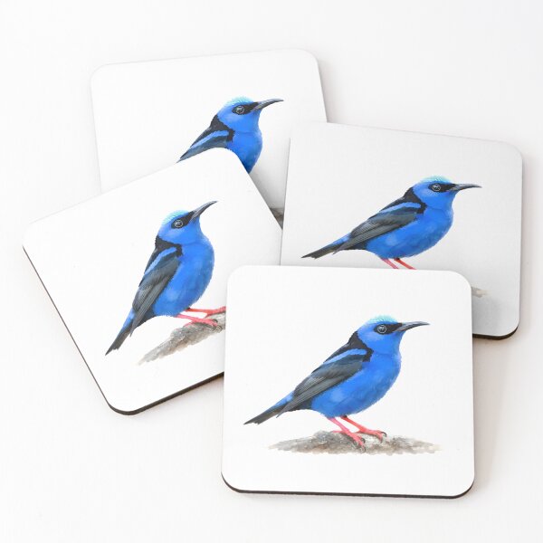 Item preview, Red-legged Honeycreeper (Cyanerpes cyaneus) designed and sold by HOMETOWN86.