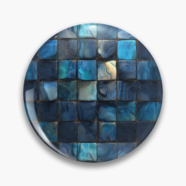 Item preview, Deep Blue Tiles designed and sold by Curious Echo.
