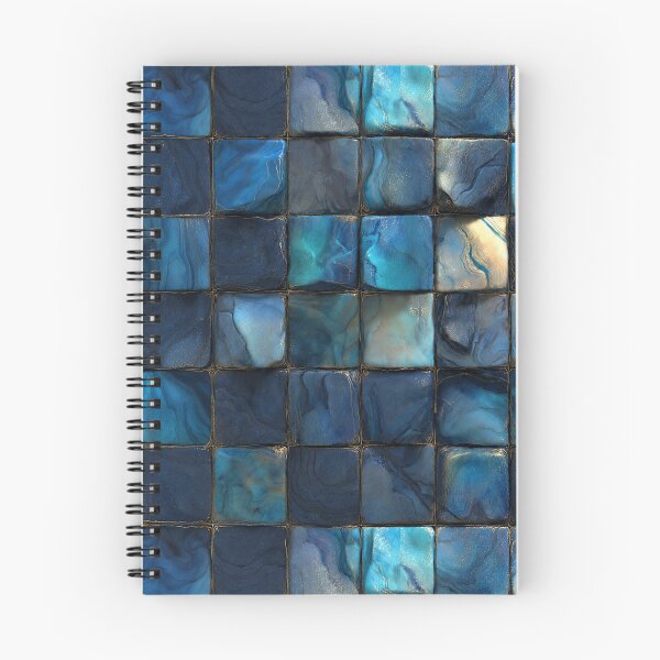 Item preview, Deep Blue Tiles designed and sold by Curious Echo.