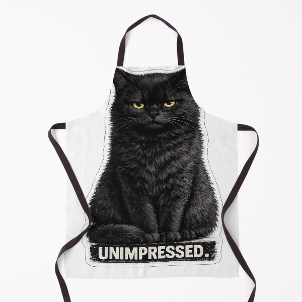 Item preview, UNIMPRESSED Funny Black Cat Sticker | Sarcastic Cat Meme | Grumpy Cat Lover designed and sold by Skedart.