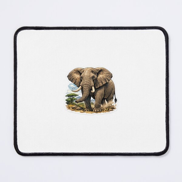 Item preview, Wild Elephant Sticker designed and sold by Raj Studio.
