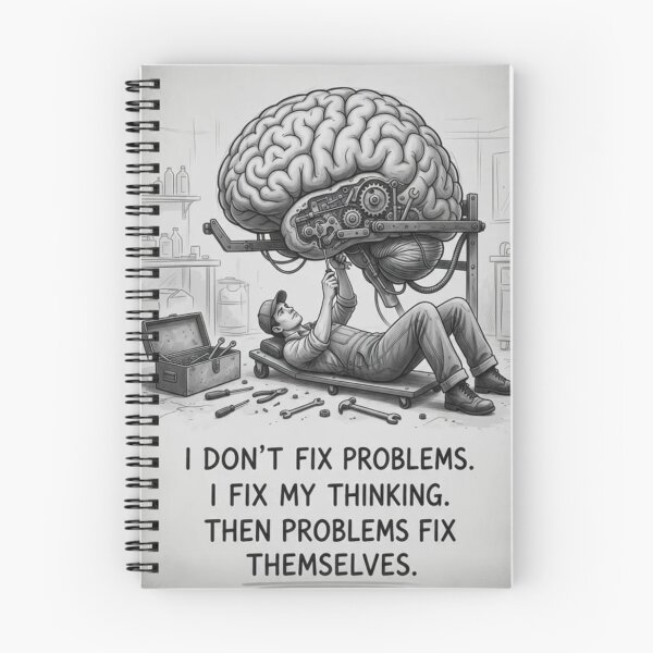 Item preview, I Don't Fix Problems I Fix My Thinking designed and sold by Mystic & Celestial Art.