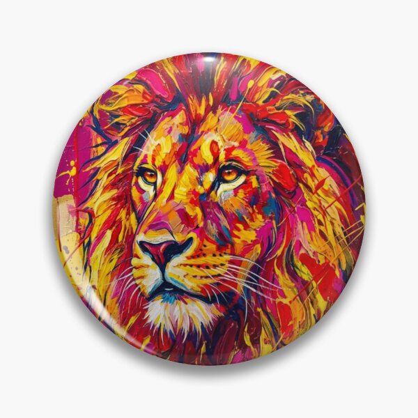 Item preview, Majestic Lion Painting  designed and sold by shantilovesart.