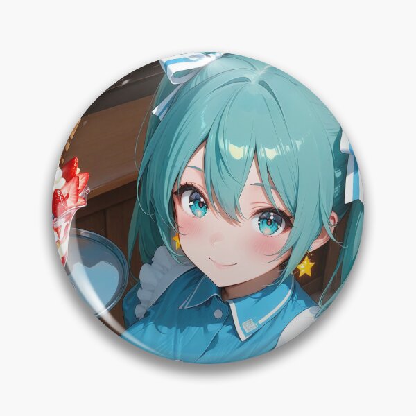Item preview, miku hatsune waitress  vocaloid Anime Waifu designed and sold by lifeissheep.