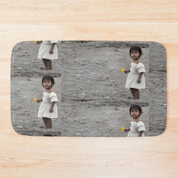 Item preview, Lonely Child Holding Yellow Flower | Emotional Minimal Photography | Sad Landscape Art designed and sold by Bhaskar Digital Art.