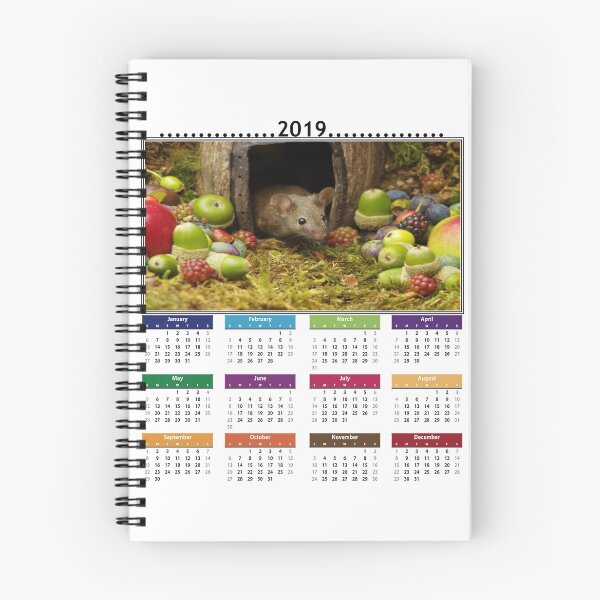 Item preview, cute mouse 2019 Calendar  designed and sold by Simon-dell.