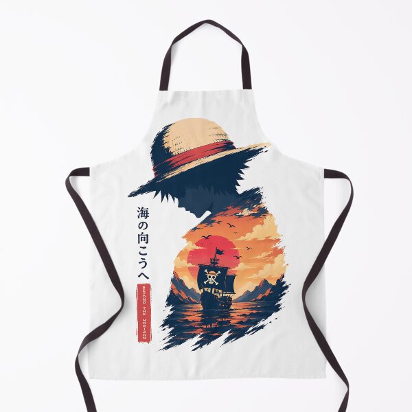 Item preview, Luffy Beyond The Horizon Straw Hat Silhouette designed and sold by Jaideep Walia.