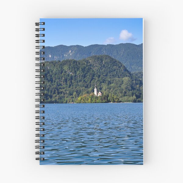 Item preview, Lake Bled and mountains landscape,Pilgrimage Church of the Assumption of Maria, Slovenia designed and sold by goceris.