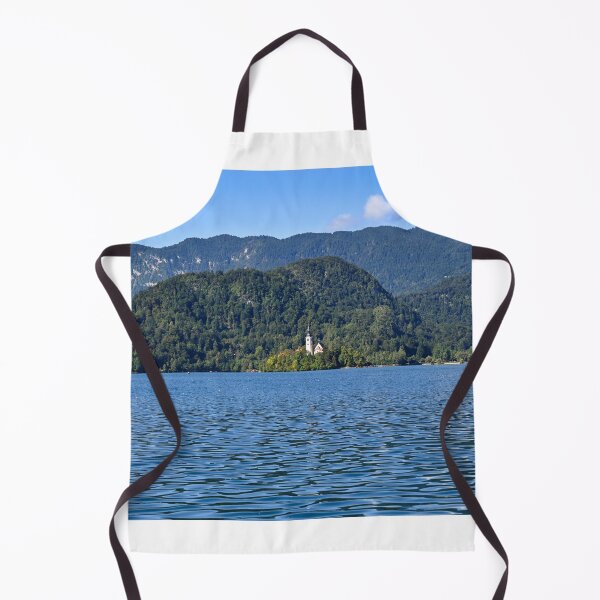 Item preview, Lake Bled and mountains landscape,Pilgrimage Church of the Assumption of Maria, Slovenia designed and sold by goceris.