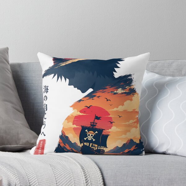 Item preview, Luffy Beyond The Horizon Straw Hat Silhouette  designed and sold by Jaideep Walia.