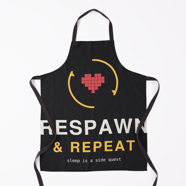 Item preview, Respawn and Repeat, Retro Gamer Pixel Heart Design designed and sold by One More Run.