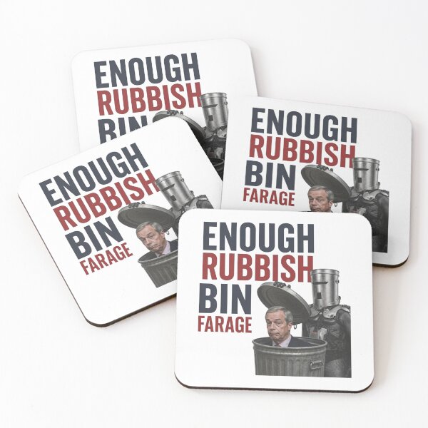 Item preview, Enough Rubbish, Bin Farage - Vote Count Binface designed and sold by Findeloine.