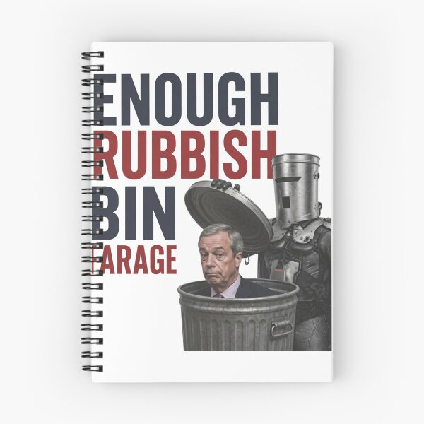 Item preview, Enough Rubbish, Bin Farage - Vote Count Binface designed and sold by Findeloine.