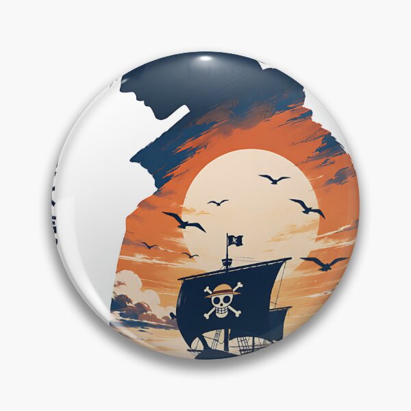 Item preview, Luffy The Adventure Continues Straw Hat Silhouette  designed and sold by Jaideep Walia.
