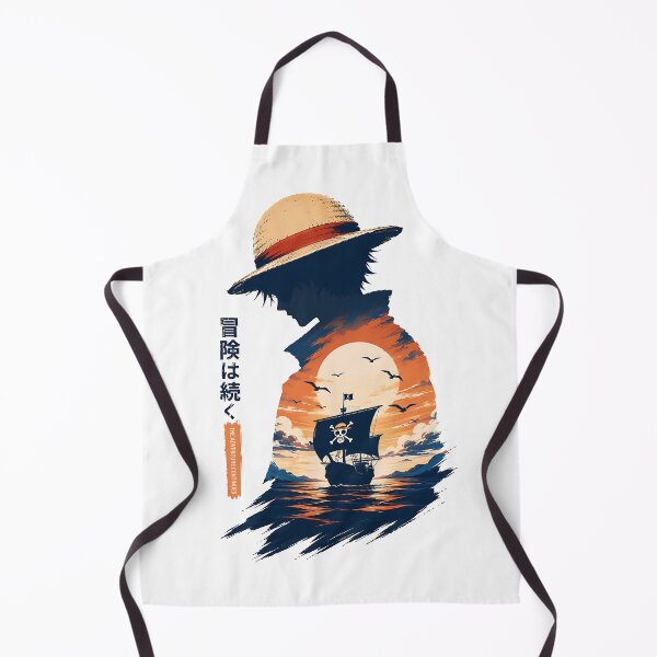 Item preview, Luffy The Adventure Continues Straw Hat Silhouette designed and sold by Jaideep Walia.