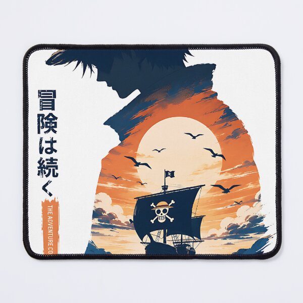 Item preview, Luffy The Adventure Continues Straw Hat Silhouette  designed and sold by Jaideep Walia.