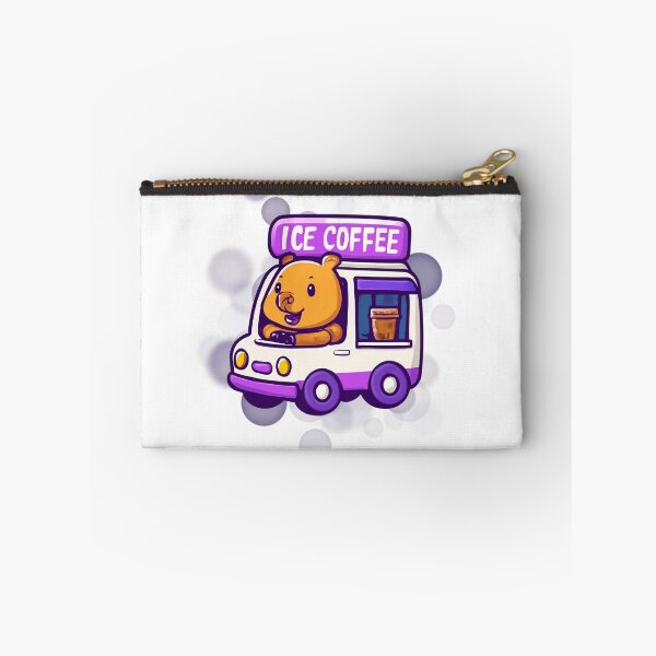 Item preview, Cute Capybara Coffee Truck Cartoon designed and sold by iamKRUK.
